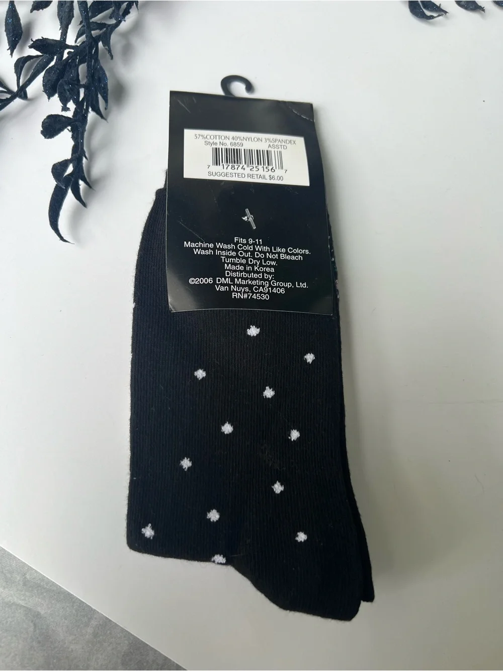 Holiday Snowman Christmas Socks - Black, Green, & Red Tree Snow Holiday